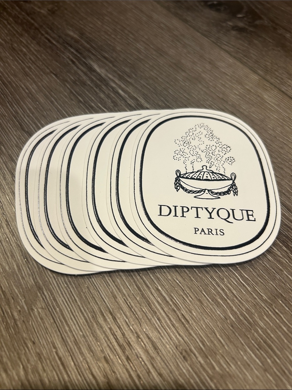 Diptyque Paris 6-Note Cards or Gift Tags / New Never Used / Authentic